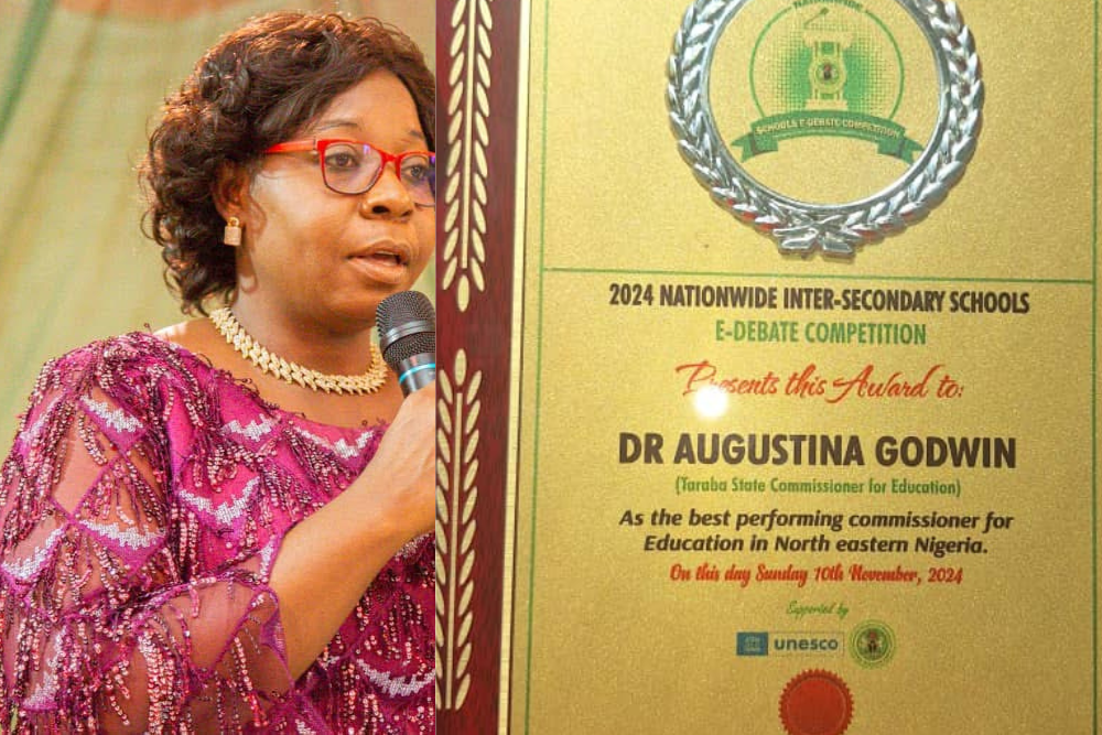 E-DEBATE: DR AUGUSTINA AWARDED AS THE BEST PERFORMING COMMISSIONER FOR EDUCATION IN THE NORTHEAST REGION